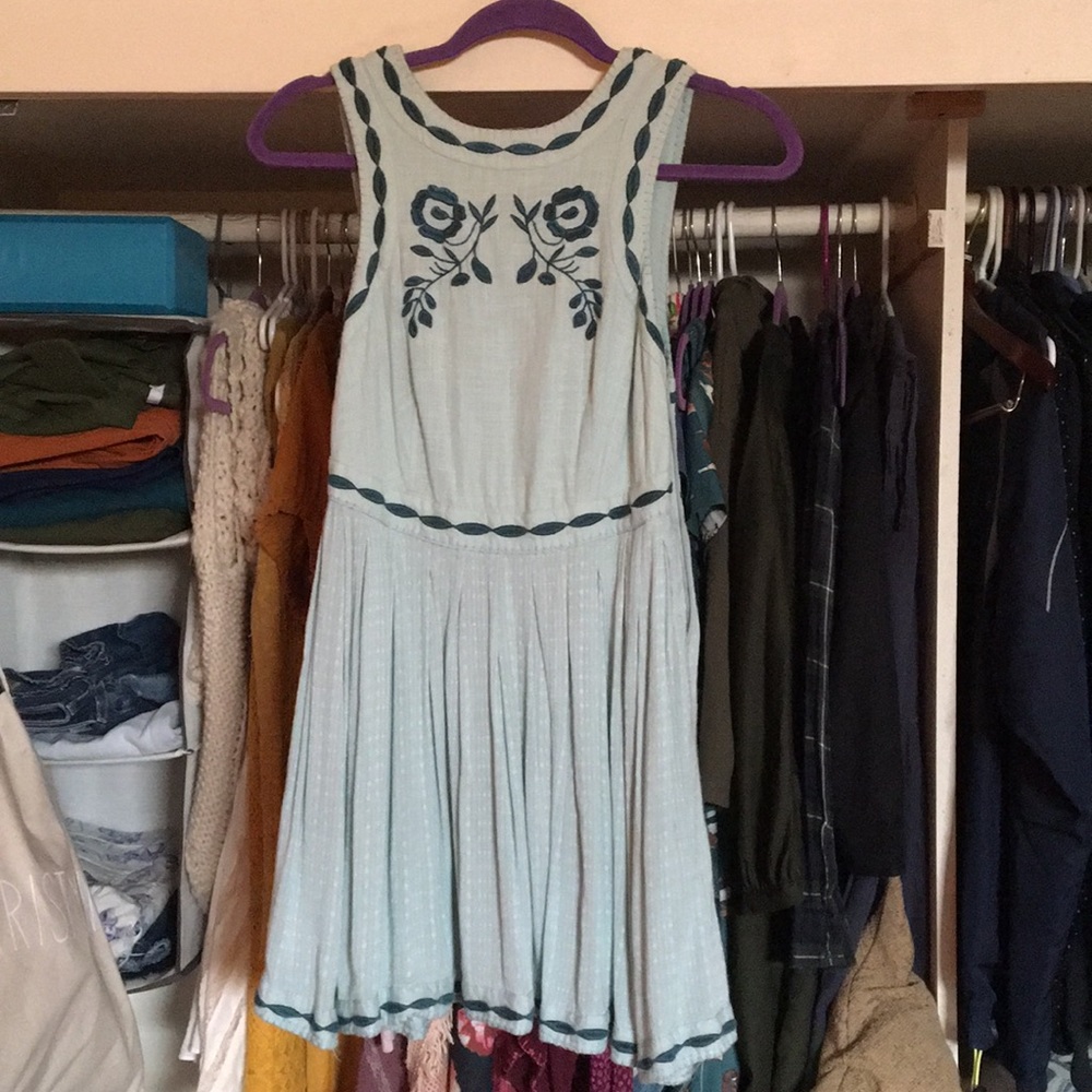 Free People Embroidered Dress
